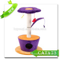 New design pet product of cat tree with cat house/wooden cat funiture